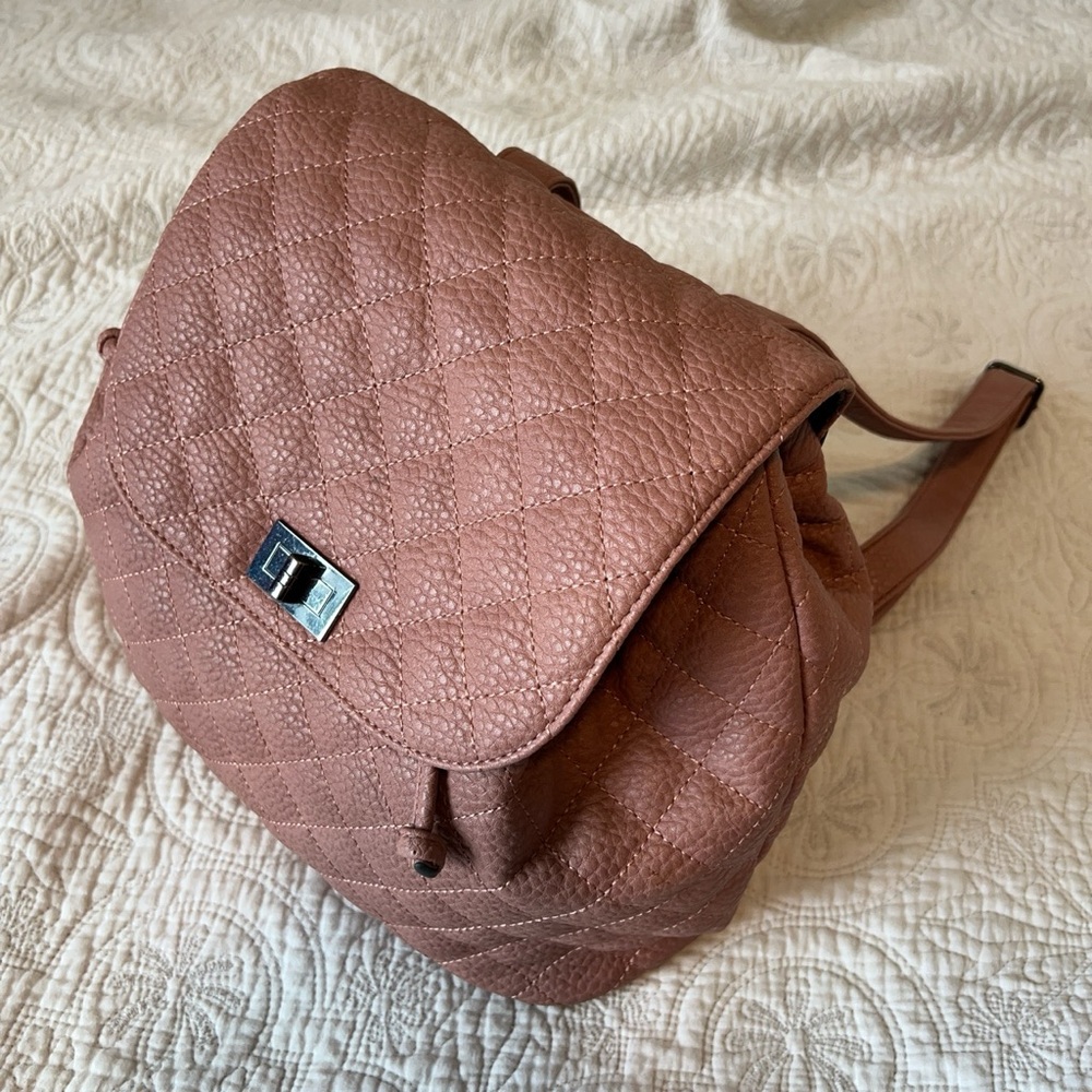 Just fab Dusty pink backpack